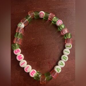 Colorful Beaded Bracelet with Smile by Avril